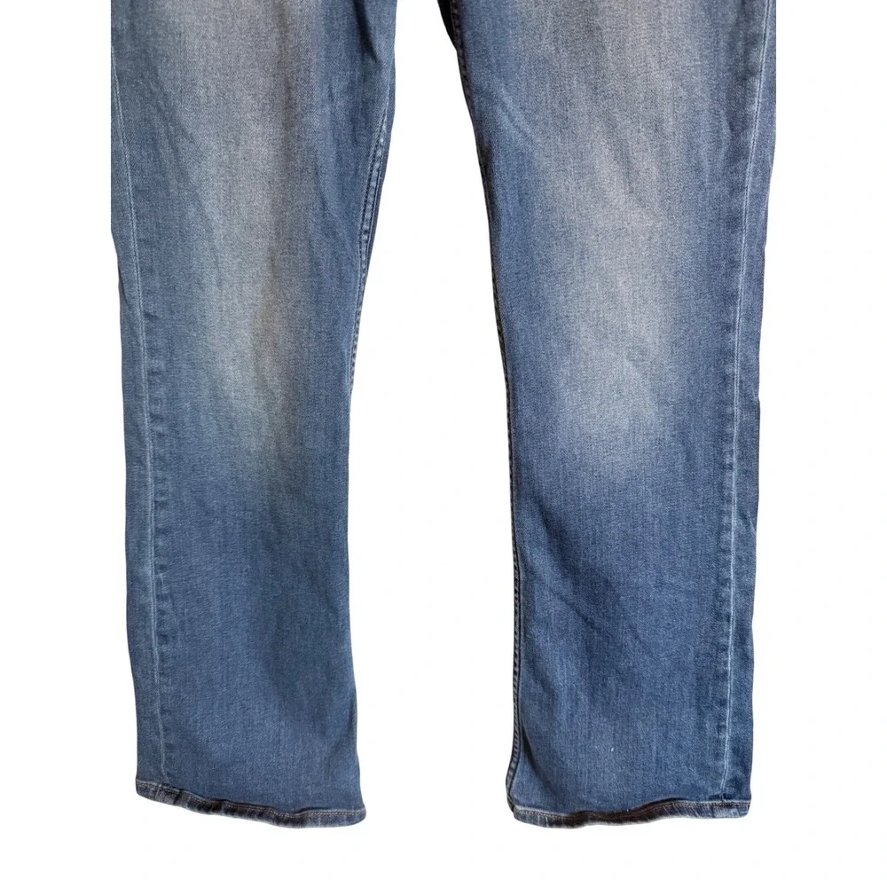 Vigoss Womens Bootcut Jeans Medium Wash Blue Mid Rise‎ Denim Pants Size 30x31